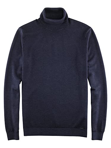 OLYMP Herren Rollkragenpullover Level Five Strick,Body fit,Marine 18,L von OLYMP