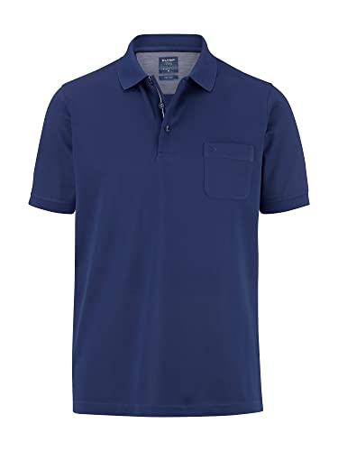 OLYMP Herren Polo Shirt Kurzarm Polo,Männer,Uni,modern fit,Indigo 96,S von OLYMP