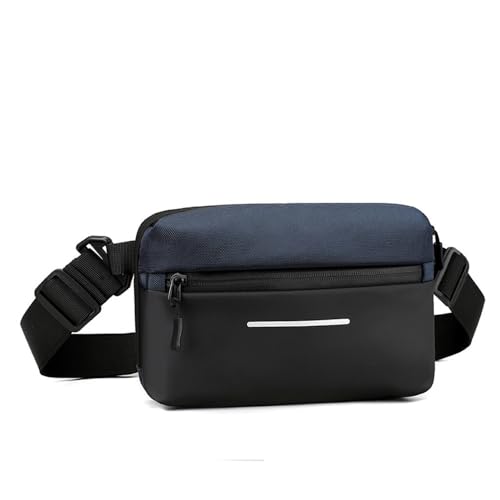 Gürteltasche Herren Herren-Hüfttasche, lässige Pendler-Hüfttasche Reisesport Wandern (Farbe : Blau, Size : 26x6x16cm) von ONDIAN