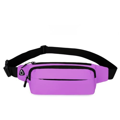 Gürteltasche für Damen Fanny Packs Sport-Umhängetasche for Herren und Damen (Farbe : Lila, Size : 11x34x7cm) von ONDIAN