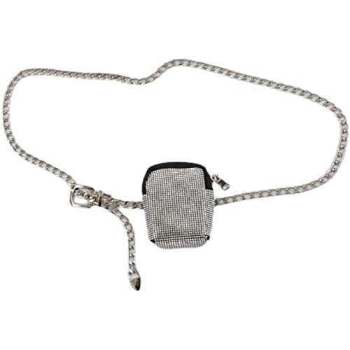 Gürteltasche für Damen Funkelnde Strass-Intarsien-Diamant-kleine vertikale Tasche von ONDIAN