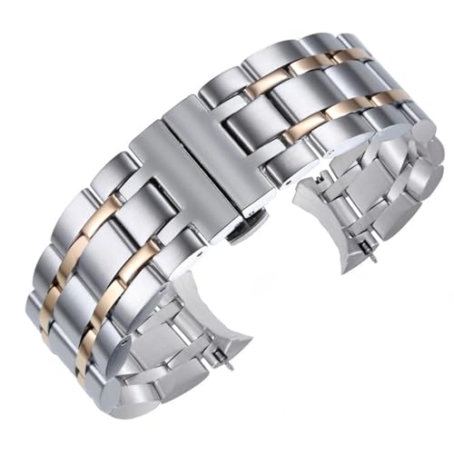 ONECMN Uhrenarmband für Tissot T035, T035407, T035439, Luxus-Armbänder, Klappschnalle, Edelstahl, Ersatzzubehör, Teile, 18 mm, Achat von ONECMN