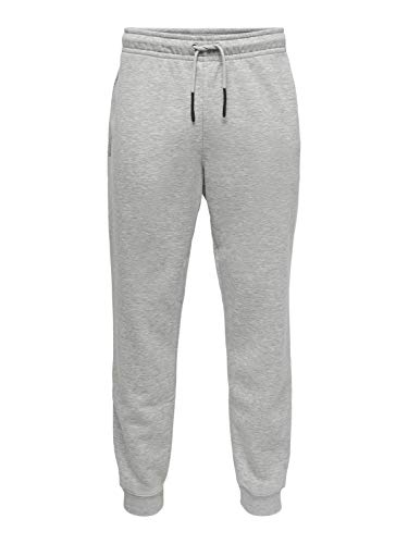 ONLY & SONS Herren Onsceres Life Sweat Pants Noos Trainingshose, Light Grey Melange, XS EU von ONLY & SONS