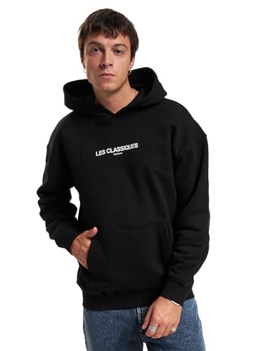 ONLY & SONS Herren ONSLES CLASSIQUES Life RLX HVY SWT Hood Kapuzenpullover, Black, XL von ONLY & SONS