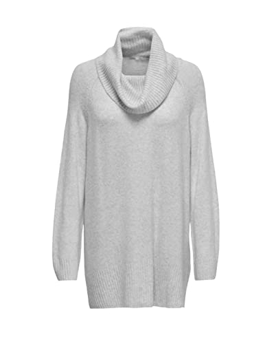 Bestseller ONLRONJA SEAWOOL L/S ROLL PULLOVER, grau(lightgreyme (179073)), Gr. S von ONLY