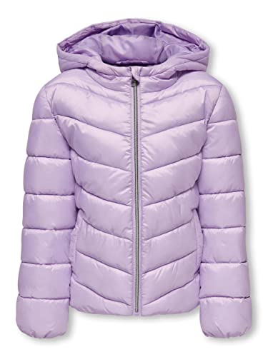 ONLY KIDS ONLY Mädchen KOGTANEA Quilted Hood Jacket OTW NOOS Jacke, Pastel Lilac, 164 von ONLY