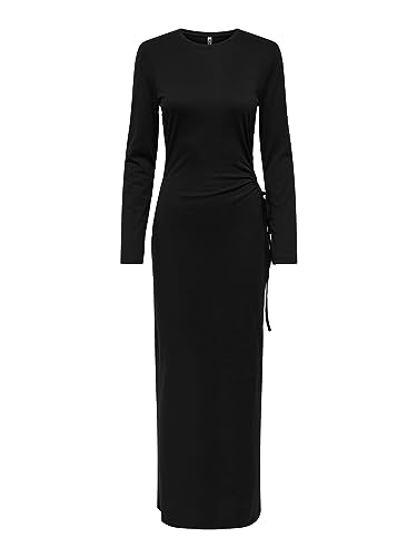 ONLY Damen Kleid ONLMAY Life L/S Maxi Dress JRS Now (XL, Black) von ONLY