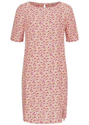 ONLY Damen Kleid Viskose T-Shirt Dress mit Floralem Print & geradem Schnitt von ONLY