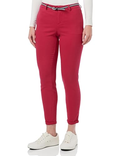 ONLY Damen ONLBIANA-Maree Belt Chino CC PNT RP Hose, Cerise, 34W x 32L von ONLY