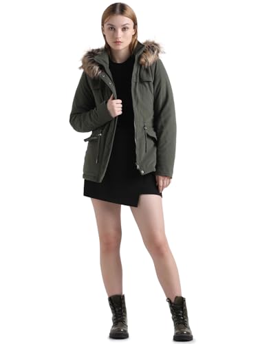 ONLY Damen ONLNEWSTARLINE AW Parka CC OTW Jacke, Forest Night, L von ONLY