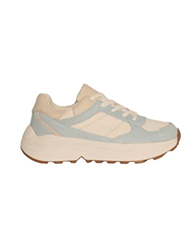 ONLY Damen ONLSYLVIE-7 PU PASTELLY Soft-NOOS Sneaker, Blue Glow, 38 EU von ONLY