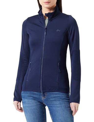 ONLY Damen ONPJETTA HN FZ LS Fleece JCK NOOS Sportjacke, Maritime Blue, S von ONLY