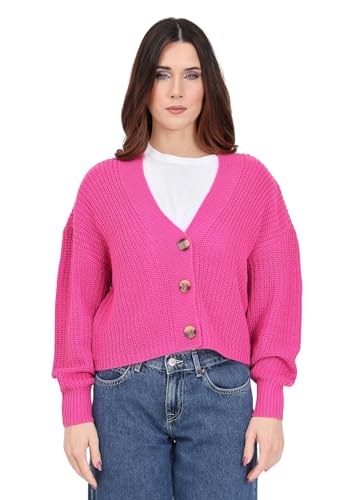 ONLY Damen Onlcarol Nice L/S Cardigan Knt Noos Strickjacke, Raspberry Rose, XL von ONLY