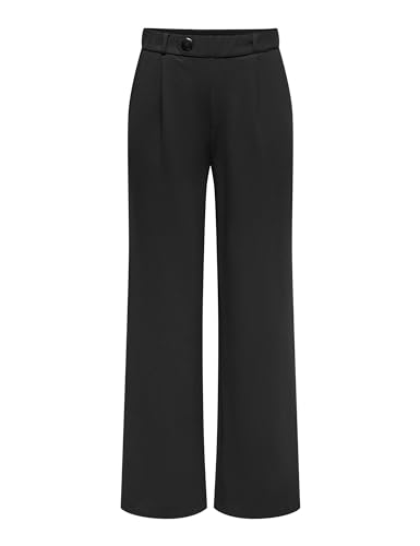 ONLY Damen Onlsania Belt Button Pant Jrs, Schwarz, S / 32L von ONLY