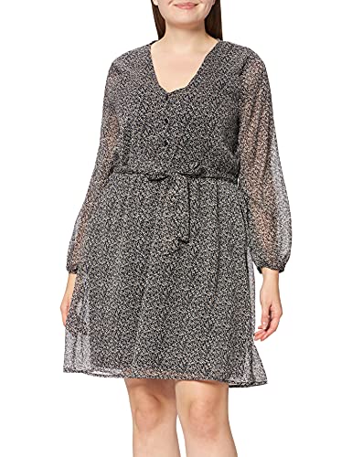 ONLY Damen Onlcera 3/4 Short Dress Wvn Noos Kleid, Black/Aop:cera Ditsy, L von ONLY