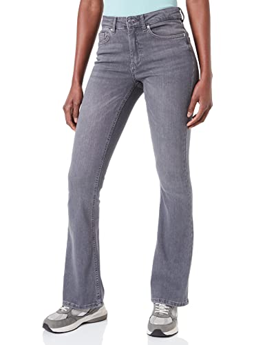 ONLY Women's ONLBLUSH MID Flared TAI0918 NOOS Jeans, Grey Denim, S/32L von ONLY