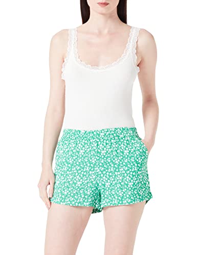 ONLY Women's Onlnova Life PTM Shorts, Fern Green/AOP:354 Mono floral, 38 von ONLY