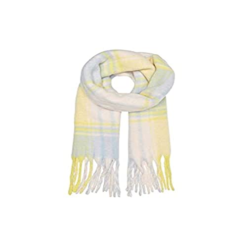 Only Womens ONLSUNNY Life Checked Scarf Schal, Ecru, ONE Size von ONLY