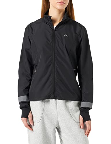 Only Play Damen Onpmila Ls Hn Run Fzip Jck Jacke, Schwarz, M EU von Only Play