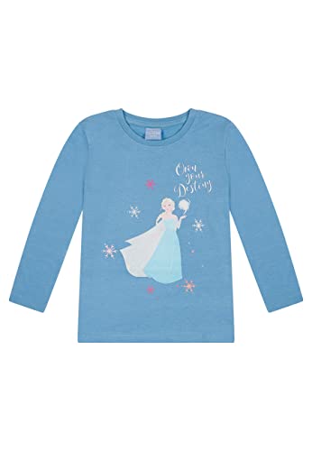 Frozen - Die Eiskönigin Longsleeve Langarm-Shirt ELSA Langarm T-Shirt, Größe Kids:122-128 von ONOMATO!