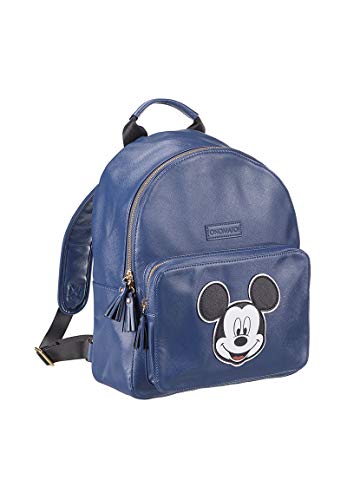 ONOMATO! Mickey Mouse Rucksack Backpack Mädchen Frauen für Groß und Klein Kinder Erwachsen, Farbe:Blau von ONOMATO!