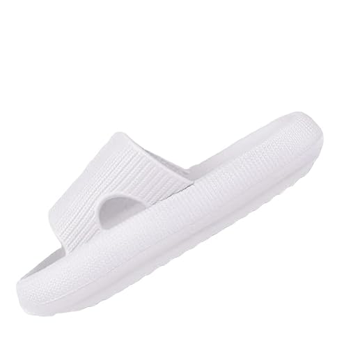 OOG Damen Schlappen Hauschuhe Badeschuhe (White, EU Schuhgrößensystem, Erwachsene, Damen, Numerisch (von/bis), M, 38, 39) von OOG, GENERATION