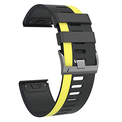 OPKDE 22 x 26 mm Smartwatch-Armband für Coros Vertix 2 Smartwatch, Silikon, schnelle und einfache Passform, für Garmin Fenix 7 7X Armband, 22 mm, Achat von OPKDE