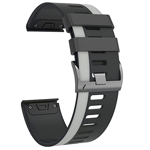 OPKDE 22 x 26 mm Smartwatch-Armband für Coros Vertix 2 Smartwatch, Silikon, schnelle und einfache Passform, für Garmin Fenix 7 7X Armband, 22 mm, Achat von OPKDE