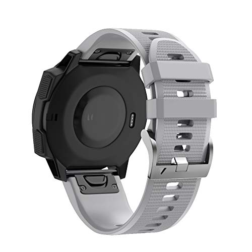 OPKDE Herren-Armband für Garmin Fenix 6X 6 Pro 5 5X Plus 3 HR Fenix 7X 7 Delta Enduro Silikonband Handkette 22 x 26 mm, 26mm Fenix 7X 5X 6X, Achat von OPKDE