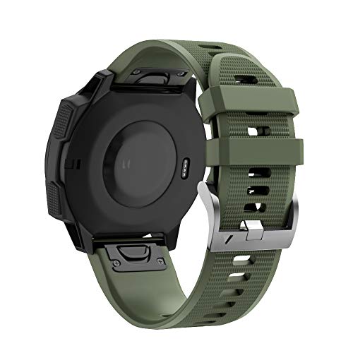 OPKDE Herren-Armband für Garmin Fenix 6X 6 Pro 5 5X Plus 3 HR Fenix 7X 7 Delta Enduro Silikonband Handkette 22 x 26 mm, For Descent Mk1 Mk2i, Achat von OPKDE