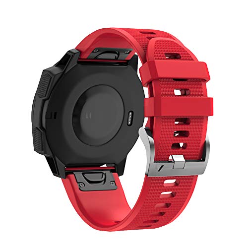 OPKDE Herren-Armband für Garmin Fenix 6X 6 Pro 5 5X Plus 3 HR Fenix 7X 7 Delta Enduro Silikonband Handkette 22 x 26 mm, For Fenix 6X Pro 5X Plus, Achat von OPKDE