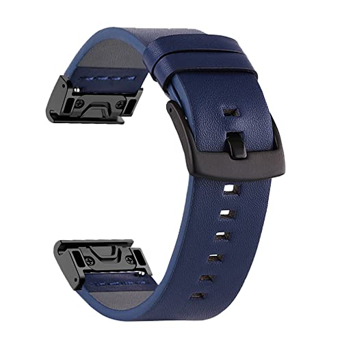 OPKDE Leder-Silikon-Uhrenarmband für Garmin Fenix 5 5X Plus 6 6X Pro Fenix 7X 7 Smart Armband 22 26 mm Quick EasyFit Armbänder, For Descent G1-S60, Achat von OPKDE