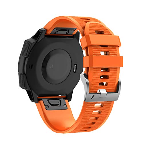 OPKDE Uhrenarmband für Garmin Fenix 7, 7X, 5, 6, 5X, 6X, Pro Plus, 3 HR, Epix, Saphir, weiches Silikon, Smartwatch-Armbänder, Zubehör, 22 mm / 26 mm, Fenix 2 3HR D2 bravo, Achat von OPKDE