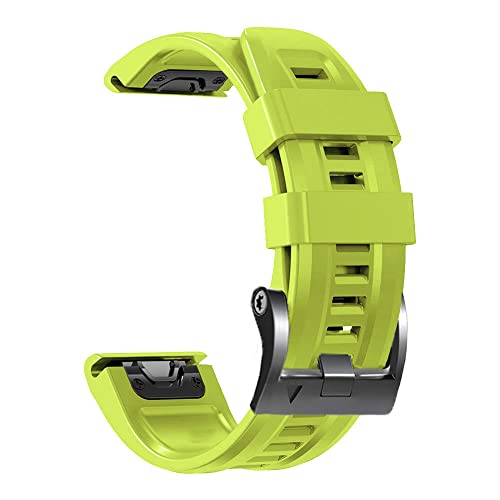 OPKDE Uhrenarmband für Garmin Fenix Epix 7 7X, Schnellentriegelung, 22, 26 mm, Silikonband für Fenix 6X 6 Pro 5 5X Plus 3 3HR 945 MK2i Uhrenarmband, 26mm Fenix 6X 6XPro, Achat von OPKDE