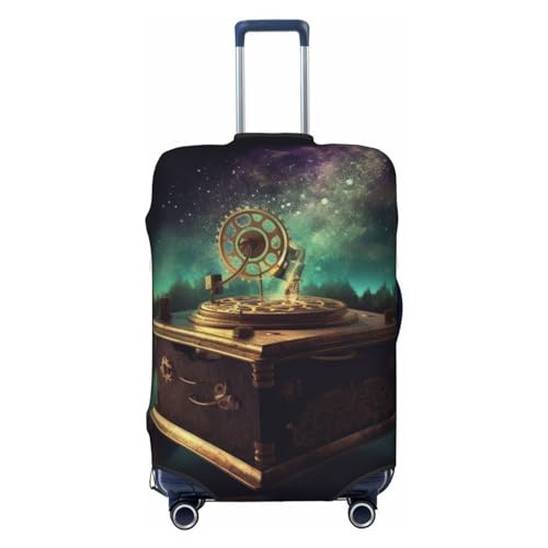 OPSREY Dream Gepäckhülle mit Spieluhr-Aufdruck, elastisch, waschbar, Kofferschutz für 53,3 - 81,3 cm, Schwarz , L OPSREY Dream Gepäckhülle mit Spieluhr-Aufdruck, elastisch, waschbar, Kofferschutz für 53,3 - 81,3 cm, Schwarz , L von OPSREY