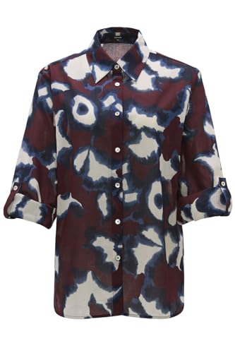 OPUS Damen Bluse Fumine floral Amarena - 38 von OPUS