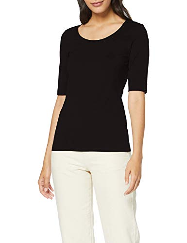 OPUS Damen Daily F T-Shirt, Schwarz (Black 900), (Herstellergröße: 42) von OPUS