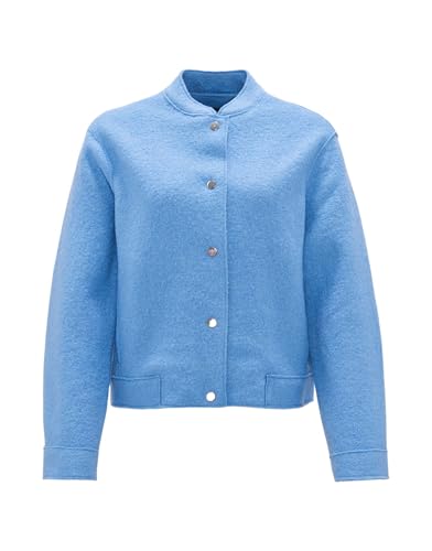 OPUS Damen Jacke | Bomberjacke HOSANA Regular aus wärmendem Woll Mix Blue Salt, 44 OPUS Damen Jacke | Bomberjacke HOSANA Regular aus wärmendem Woll Mix Blue Salt, 44 von OPUS
