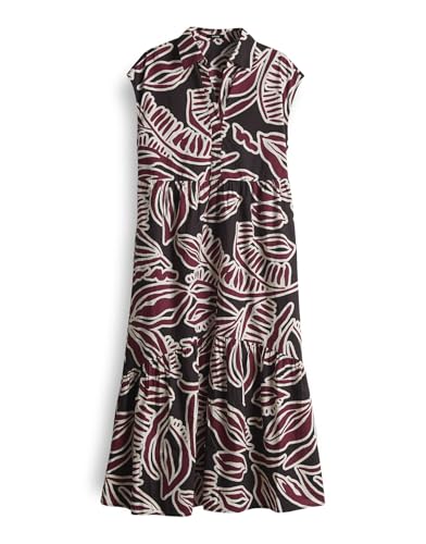 OPUS Damen Midikleid | Printkleid WERISA Tropical A-Linie mit Volantstufen Cassis, 34 OPUS Damen Midikleid | Printkleid WERISA Tropical A-Linie mit Volantstufen Cassis, 34 von OPUS