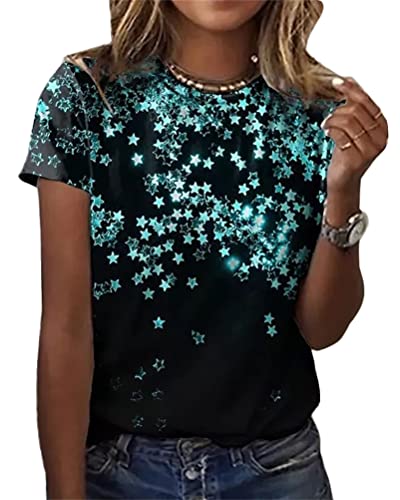 ORANDESIGNE T-Shirts Damen Blusen Tops Sweatshirt Frühjahr Sommer Beste Freunde Pullover für Frauen mit Blumen Vogel Druck Mode Casual Plus Size Scenic Flowers Drucken Rundhals-T-Shirt U Grün M ORANDESIGNE T-Shirts Damen Blusen Tops Sweatshirt Frühjahr Sommer Beste Freunde Pullover für Frauen mit Blumen Vogel Druck Mode Casual Plus Size Scenic Flowers Drucken Rundhals-T-Shirt U Grün M von ORANDESIGNE