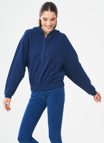 ORGANICATION Kapuzenpullover aus Bio-Baumwolle & Modal mit recyceltem Polyester von ORGANICATION