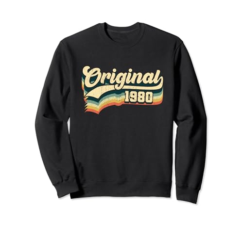 44. Geburtstag Geschenk Original Männer Frauen Jahrgang 1980 Sweatshirt von ORIGINAL Dein Jahrgang Deine Geschenkidee