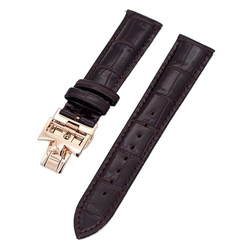 ORKDFJ 19 mm, 20 mm, 22 mm, doppelseitiges Rindslederarmband für Vacheron VC Uhrenarmband Constantin für Damen und Herren, 20 mm, Achat von ORKDFJ