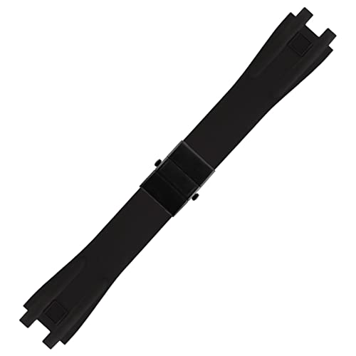 ORKDFJ Silikon-Gummi-Uhrenarmband für Ulysse Nardin, Outdoor-Sport, wasserdichtes Armband, Ersatzarmband, Uhrenzubehörteile, 26 mm, Achat von ORKDFJ