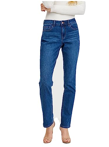 ORSAY Dunkelblaue Damen-Boyfriend-Jeans Skinny Fit Damenjeans | Zeitlose Eleganz | Bequeme Passform | Stylische Jeans | Klassische Denim-Mode | Must-Have in jeder Garderobe | Vielseitige Jeans 38 von ORSAY