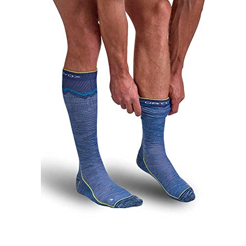 ORTOVOX Herren Lange Tour Socken, Bergblau, 39-41 von ORTOVOX