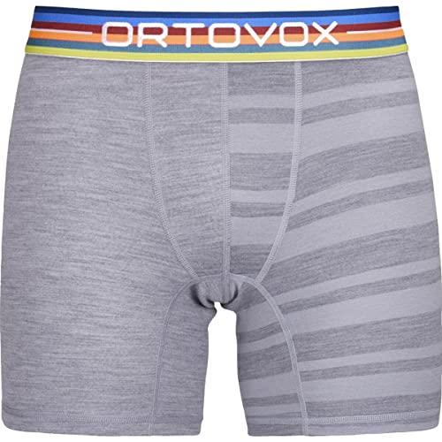 Ortovox Herren 185 Rock'n'Wool Boxer Boxershorts, grau (Grey Blend), XL von ORTOVOX