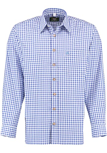 OS Trachten Herren Hemd Langarm Trachtenhemd mit Liegekragen Panxeta, Größe:45/46, Farbe:Mittelblau OS Trachten Herren Hemd Langarm Trachtenhemd mit Liegekragen Panxeta, Größe:45/46, Farbe:Mittelblau von OS Trachten