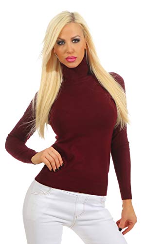 OSAB-Fashion 310974 Damen Feinstrick-Pullover Rollkragen Pullover Strickpullover von OSAB-Fashion