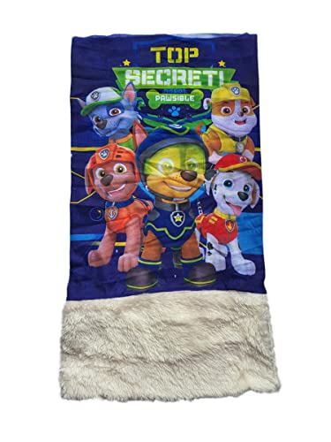 OSAB 44023 Warmer Kinder Schlupfschal Schal PAW Patrol Rescue Team gefüttert (blau-weiß) von OSAB